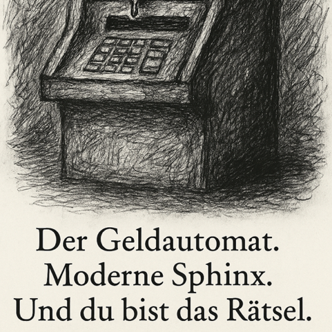 Der Geldautomat ist ein Rätsel